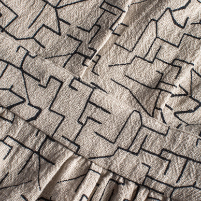 The Emma Dress in Maze Print