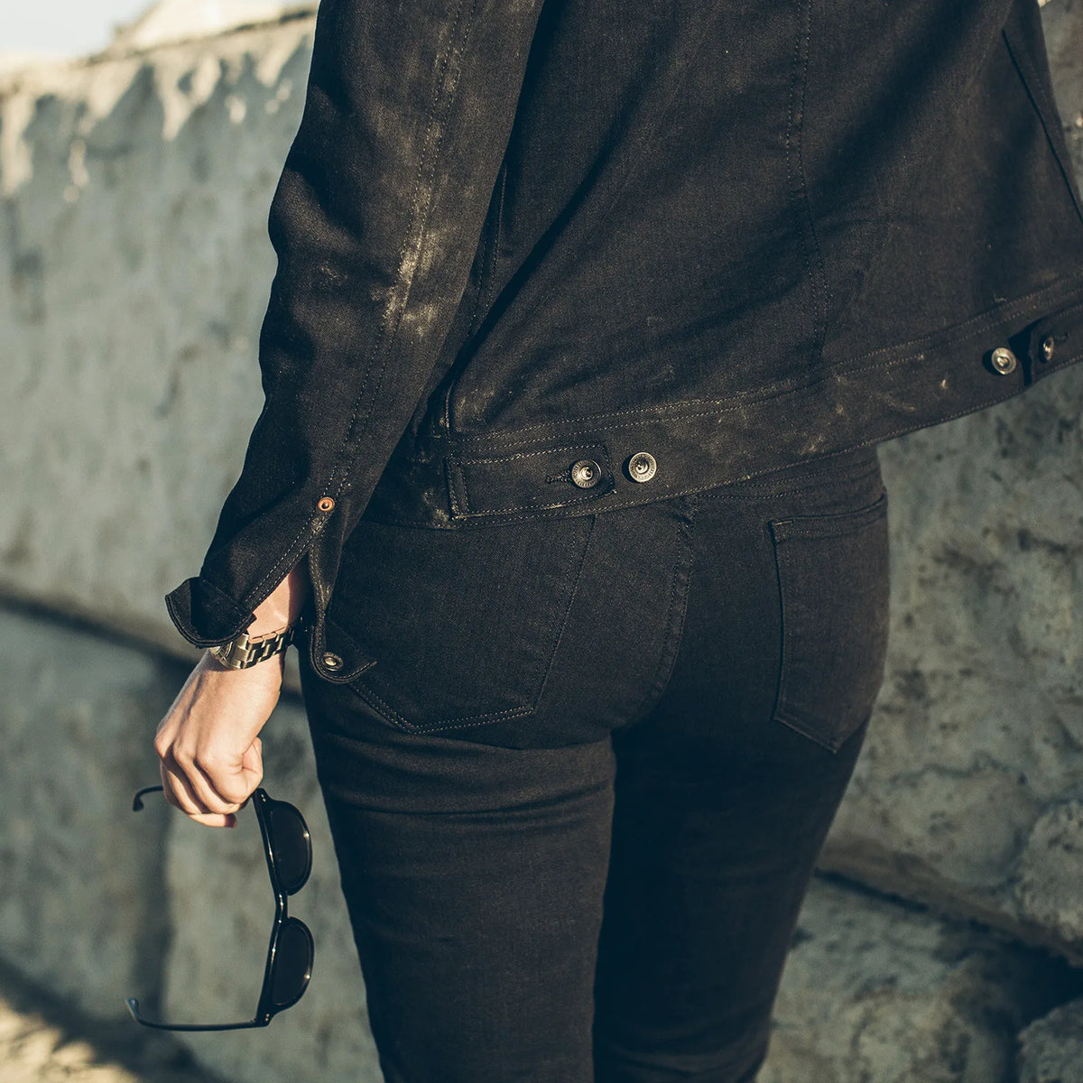 The Adler Jean in Noir
