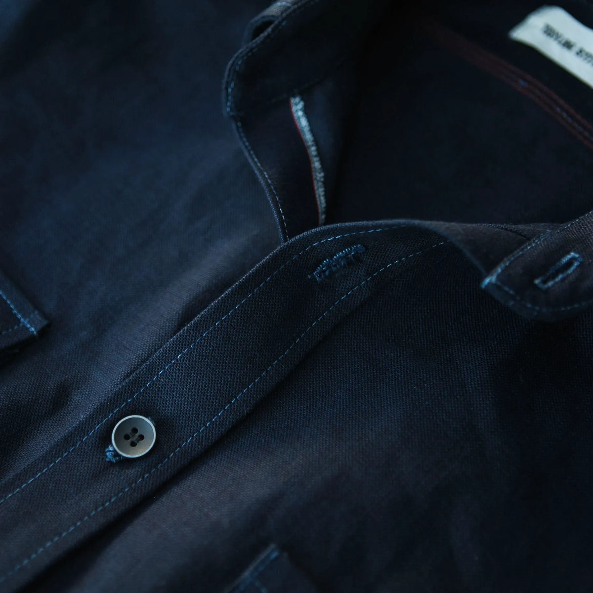 The Utility Shirt in Cone Mills Indigo Selvage Canvas