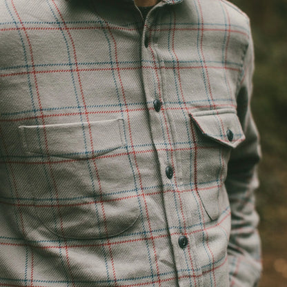 The Crater Shirt in Ash Plaid