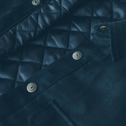 The Task Jacket in Black Canvas