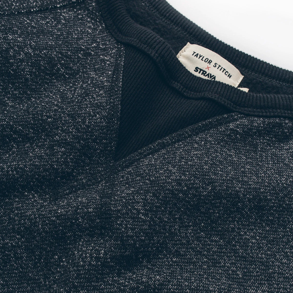 The Crew in Charcoal Fleck Fleece