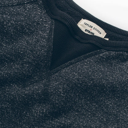 The Crew in Charcoal Fleck Fleece