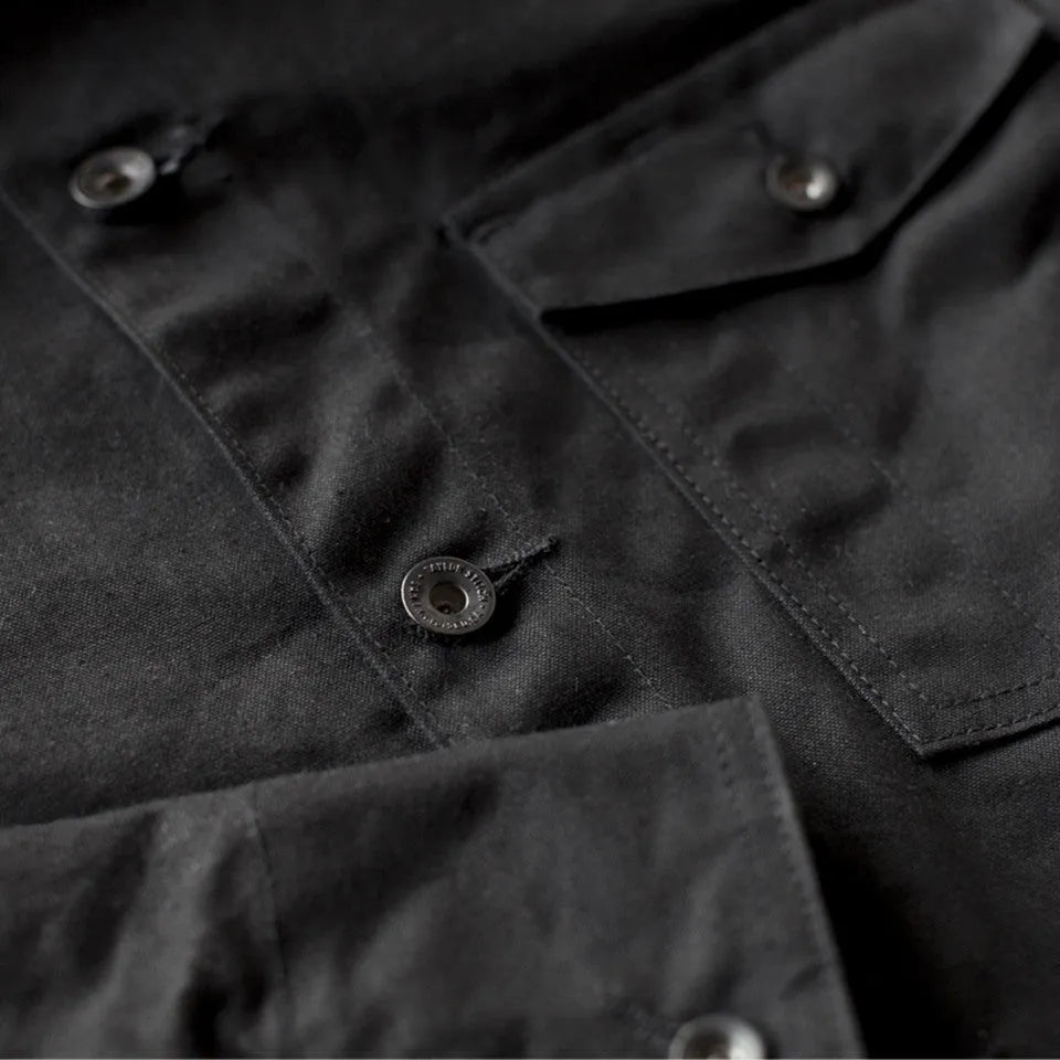 The Project Jacket in Black Water Repellent Canvas