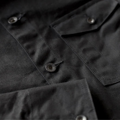 The Project Jacket in Black Water Repellent Canvas