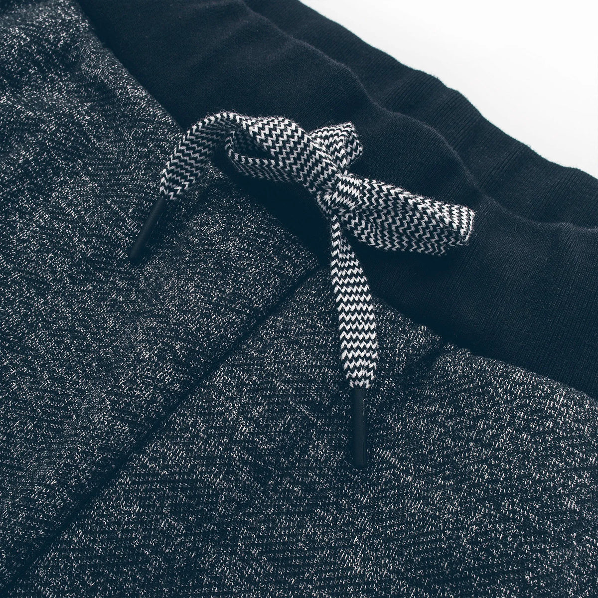 The Travel Pant in Charcoal Fleck Fleece