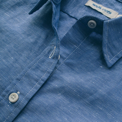 The Katherine in Azure Cotton & Linen