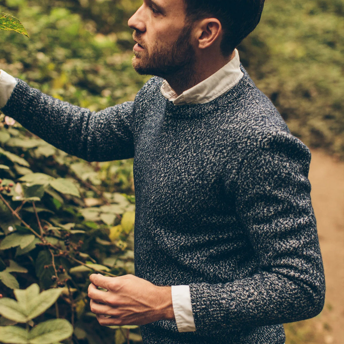 The Summit Sweater in Navy
