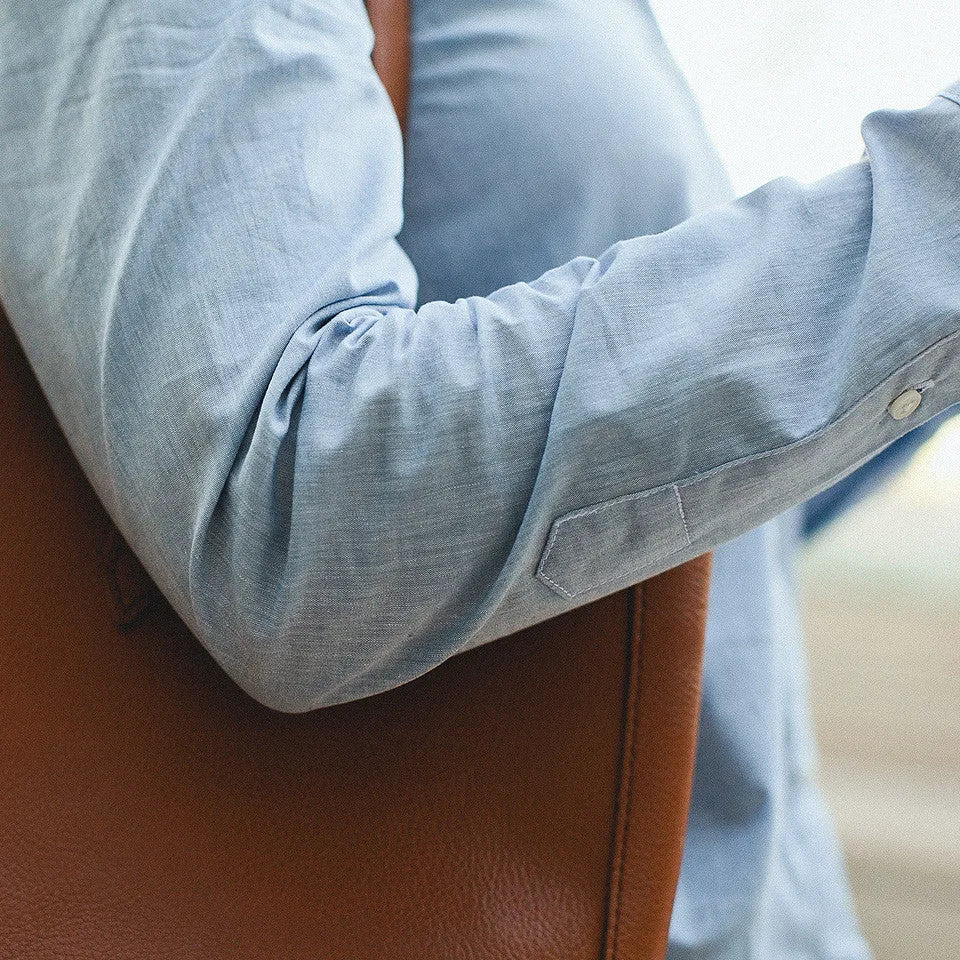 The Caroline in Light Blue Chambray