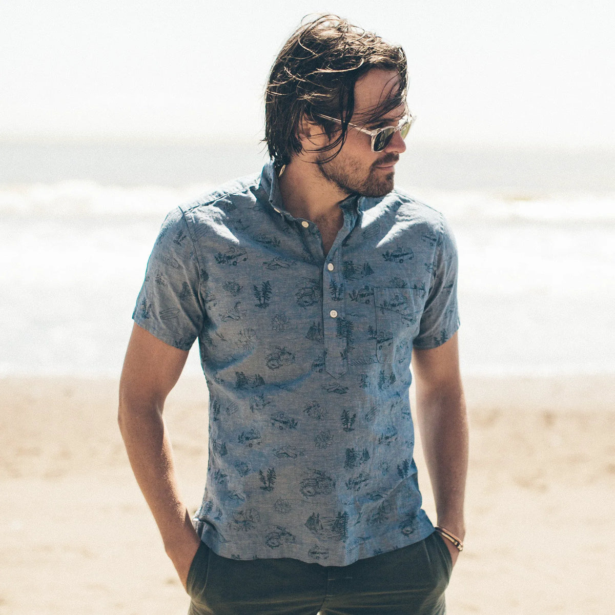 The Popover in Navy Aloha