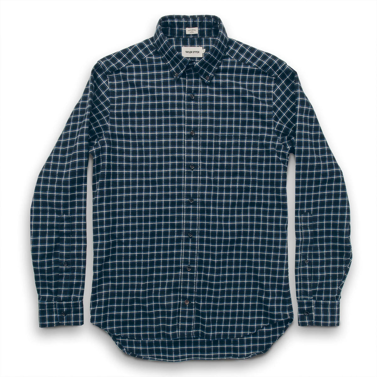 The Jack in Brushed Navy Plaid Flannel