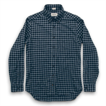 The Jack in Brushed Navy Plaid Flannel
