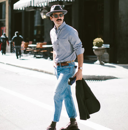 The Jack in Grey & Navy Box Check
