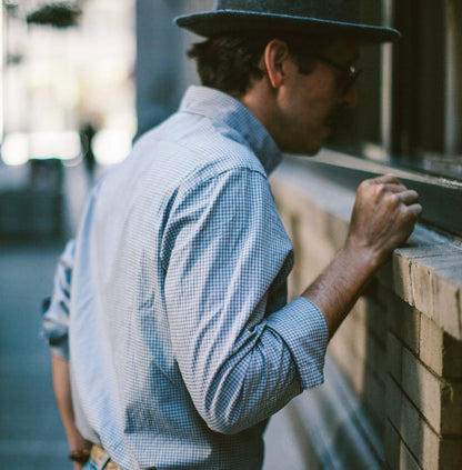 The Jack in Grey & Navy Box Check