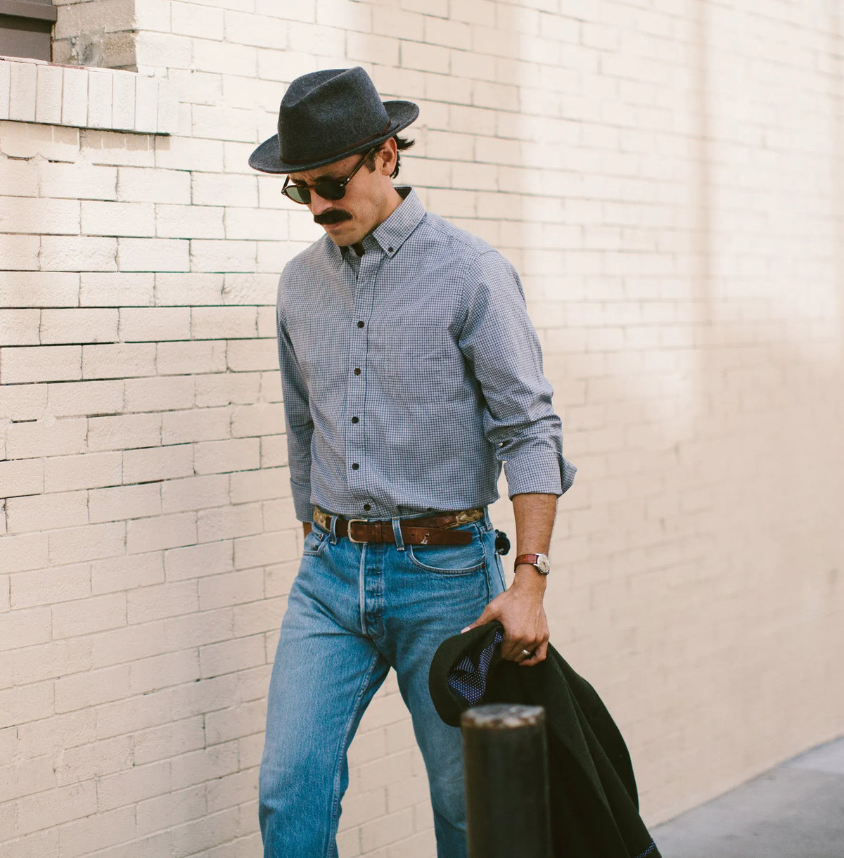 The Jack in Grey & Navy Box Check