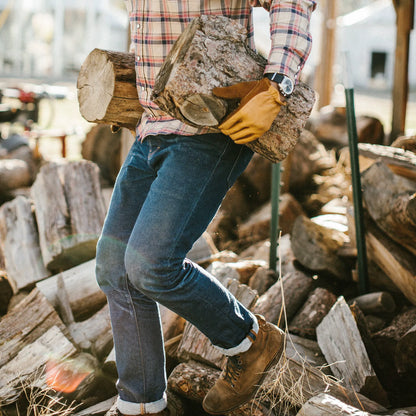The Democratic Jean in Indigo Broken Twill