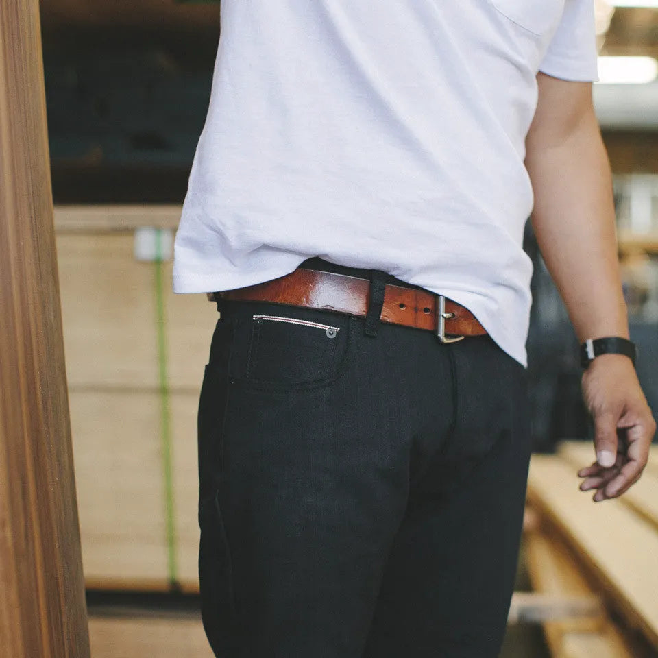 The Democratic Jean in Black Italian Selvage