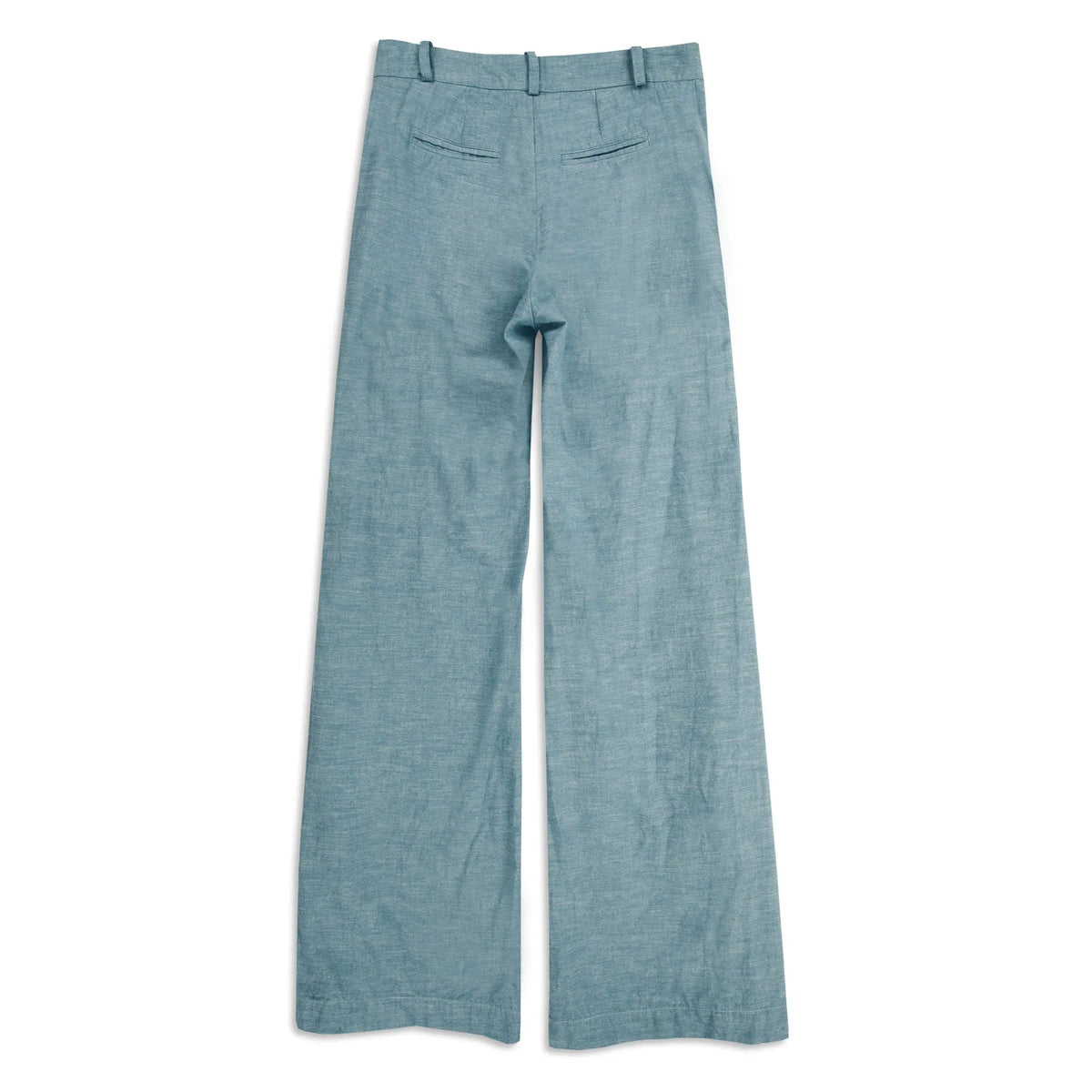 The Greenwich Pant in Washed Chambray