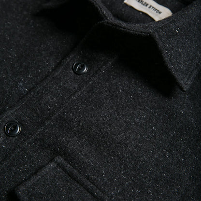 The Maritime Shirt Jacket in Charcoal