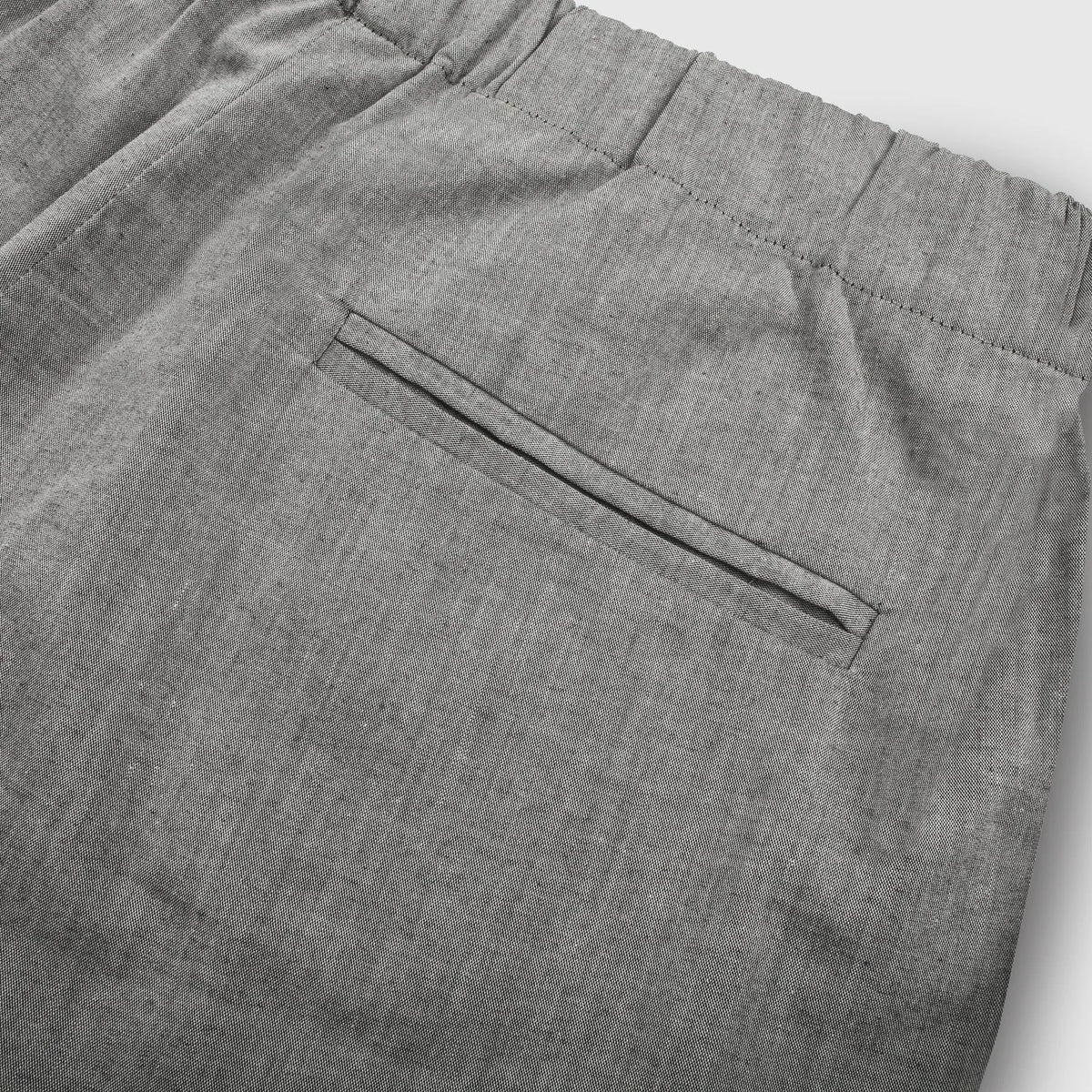 The Isla Pant in Charcoal Cotton