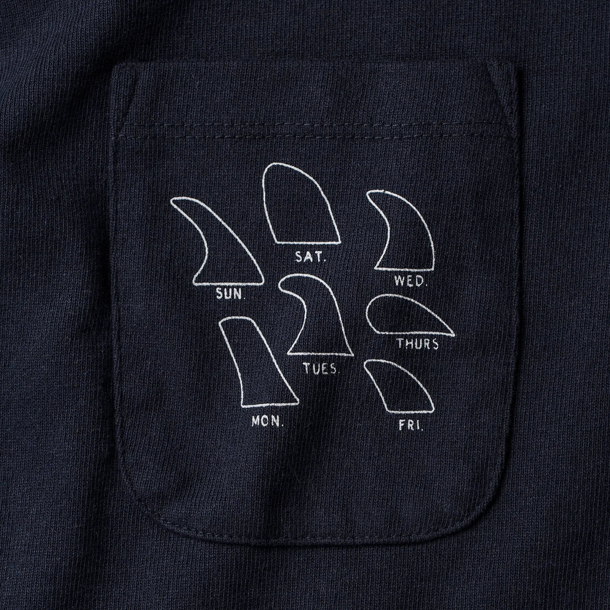 The Heavy Bag Tee in Daily Fins
