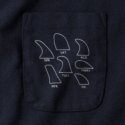 The Heavy Bag Tee in Daily Fins