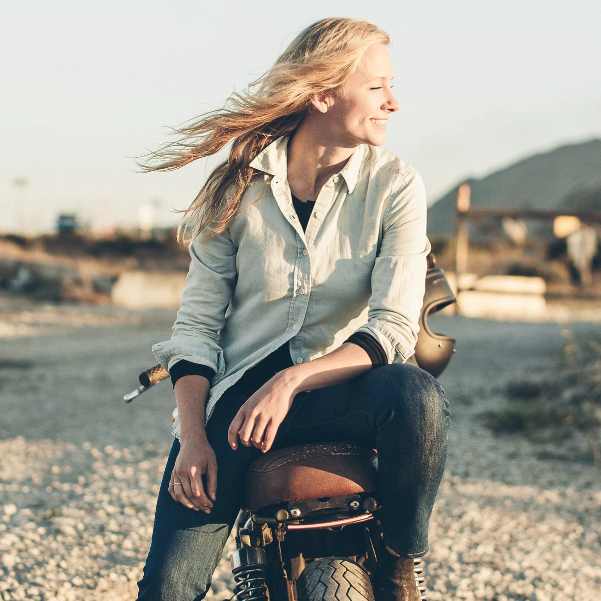 The Katherine in Washed Out Denim