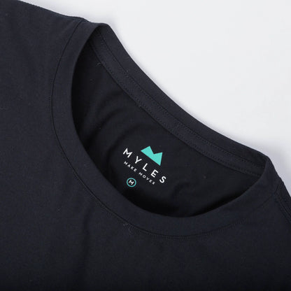 The Myles Everyday Tee in Charcoal