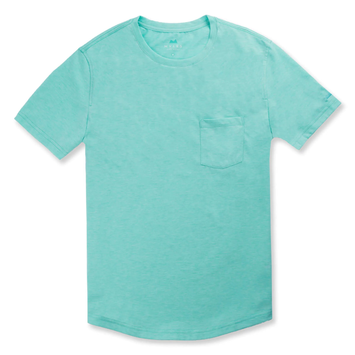 The Myles Everyday Tee in Heather Waterfall