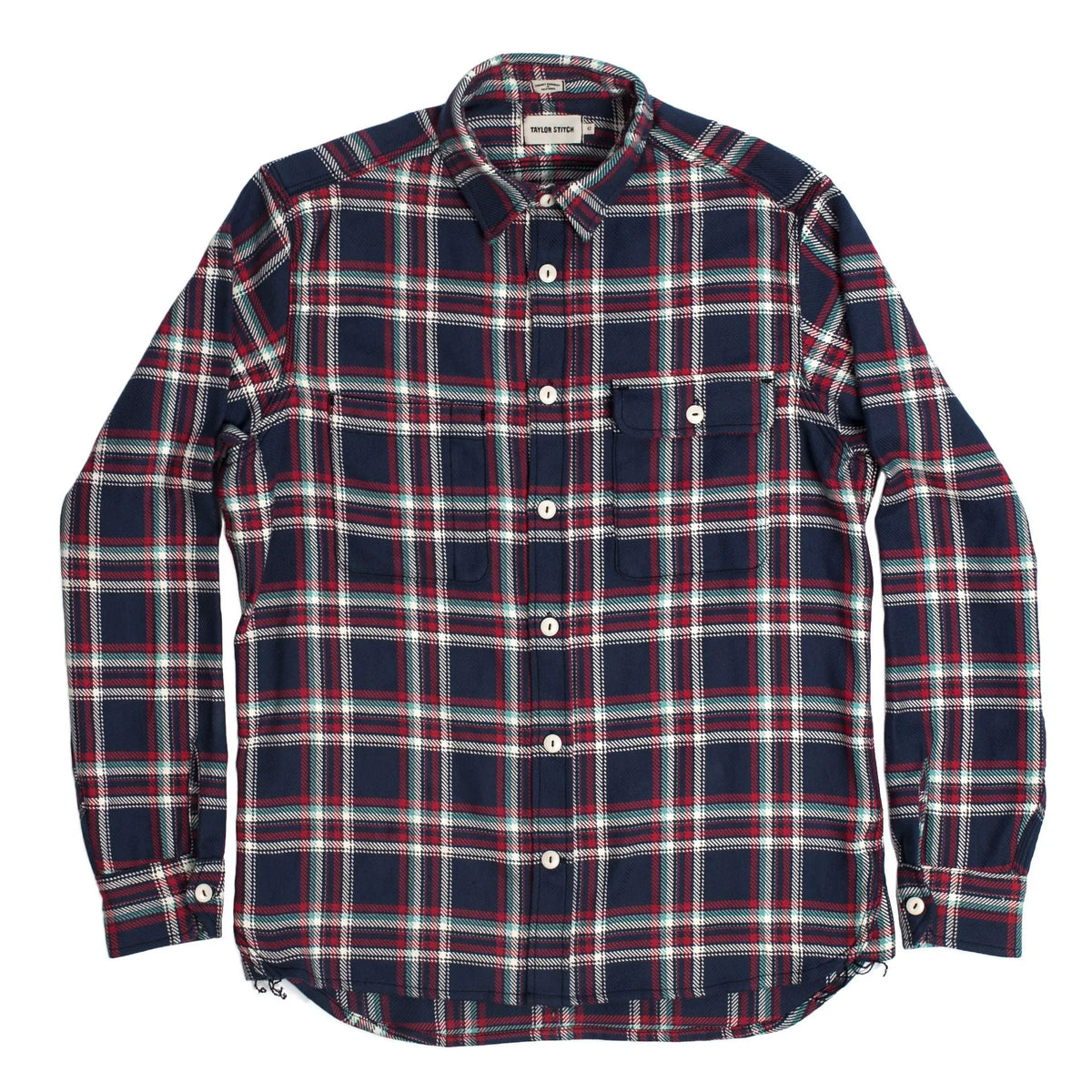 The Triple Needle Moto Utility Shirt in Navy