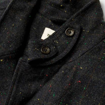 The Gibson Jacket in Navy Windowpane Donegal