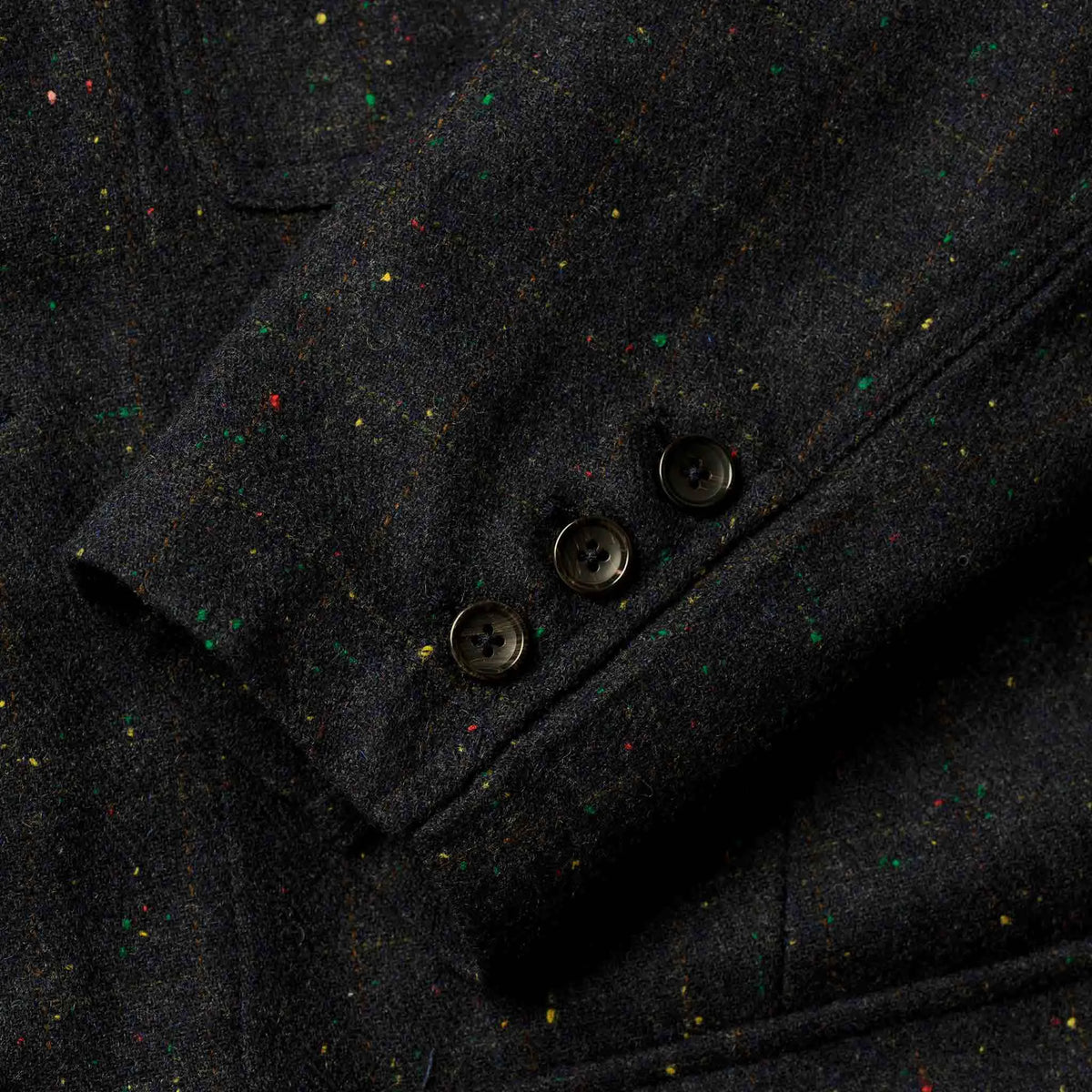 The Gibson Jacket in Navy Windowpane Donegal
