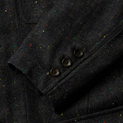 The Gibson Jacket in Navy Windowpane Donegal