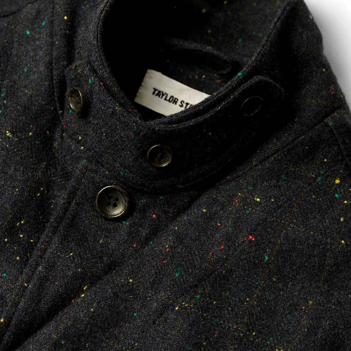 The Gibson Jacket in Navy Windowpane Donegal