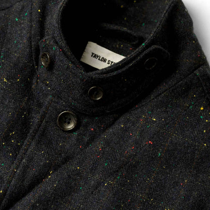 The Gibson Jacket in Navy Windowpane Donegal