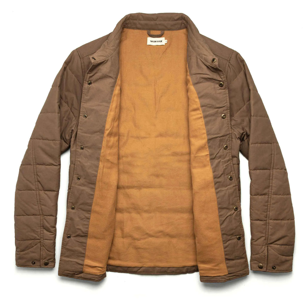 The Garrison Shirt Jacket in British Khaki Dry Wax