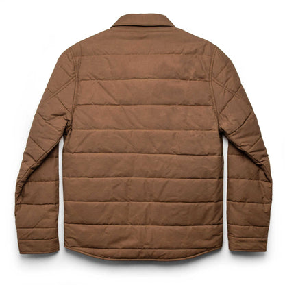 The Garrison Shirt Jacket in British Khaki Dry Wax