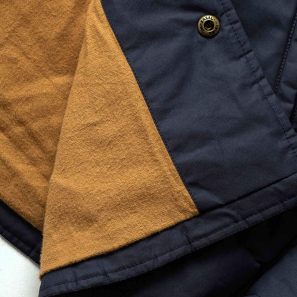 The Garrison Shirt Jacket in Navy Dry Wax