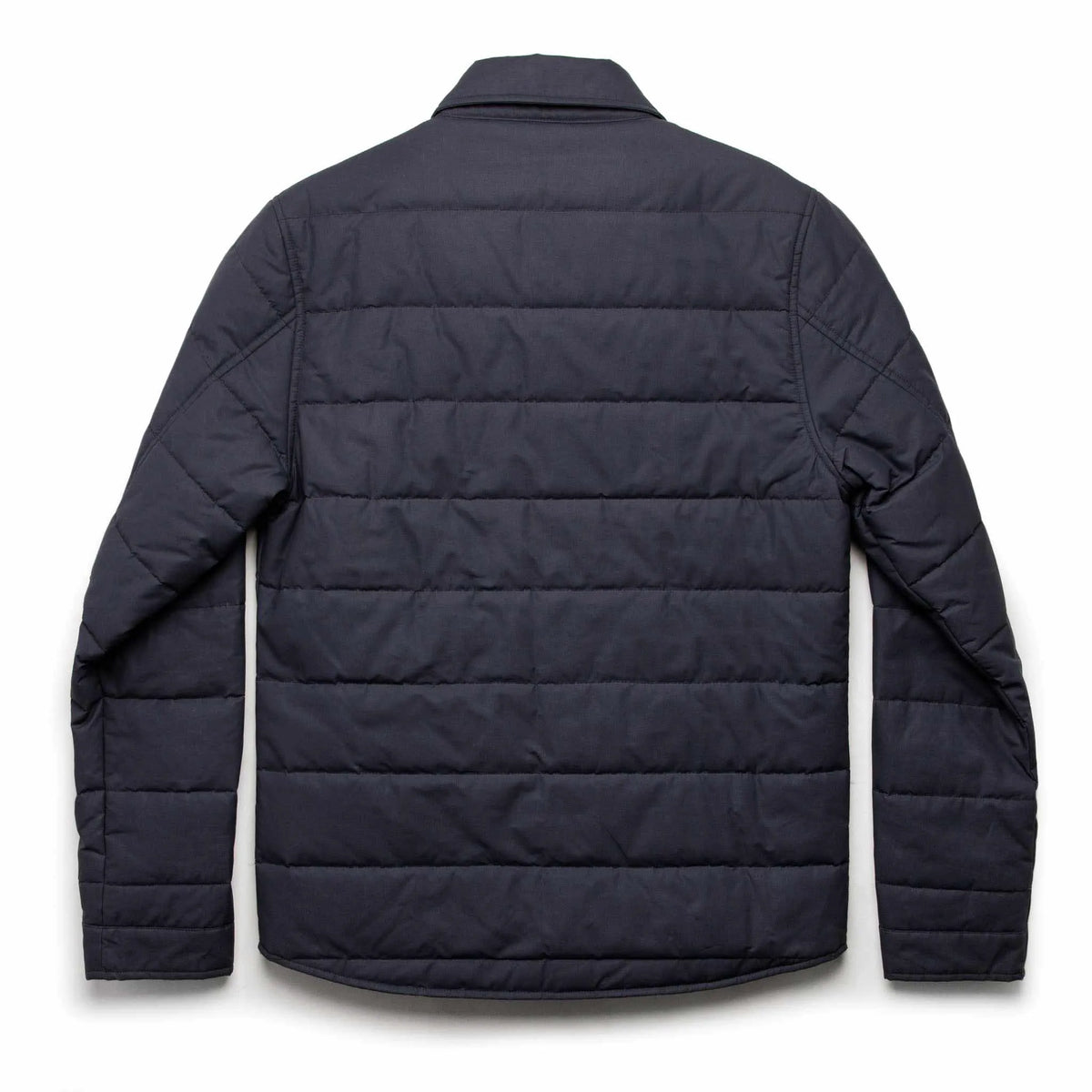 The Garrison Shirt Jacket in Navy Dry Wax