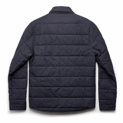 The Garrison Shirt Jacket in Navy Dry Wax