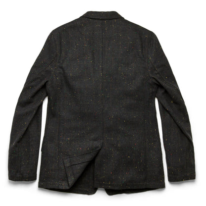 The Gibson Jacket in Navy Windowpane Donegal