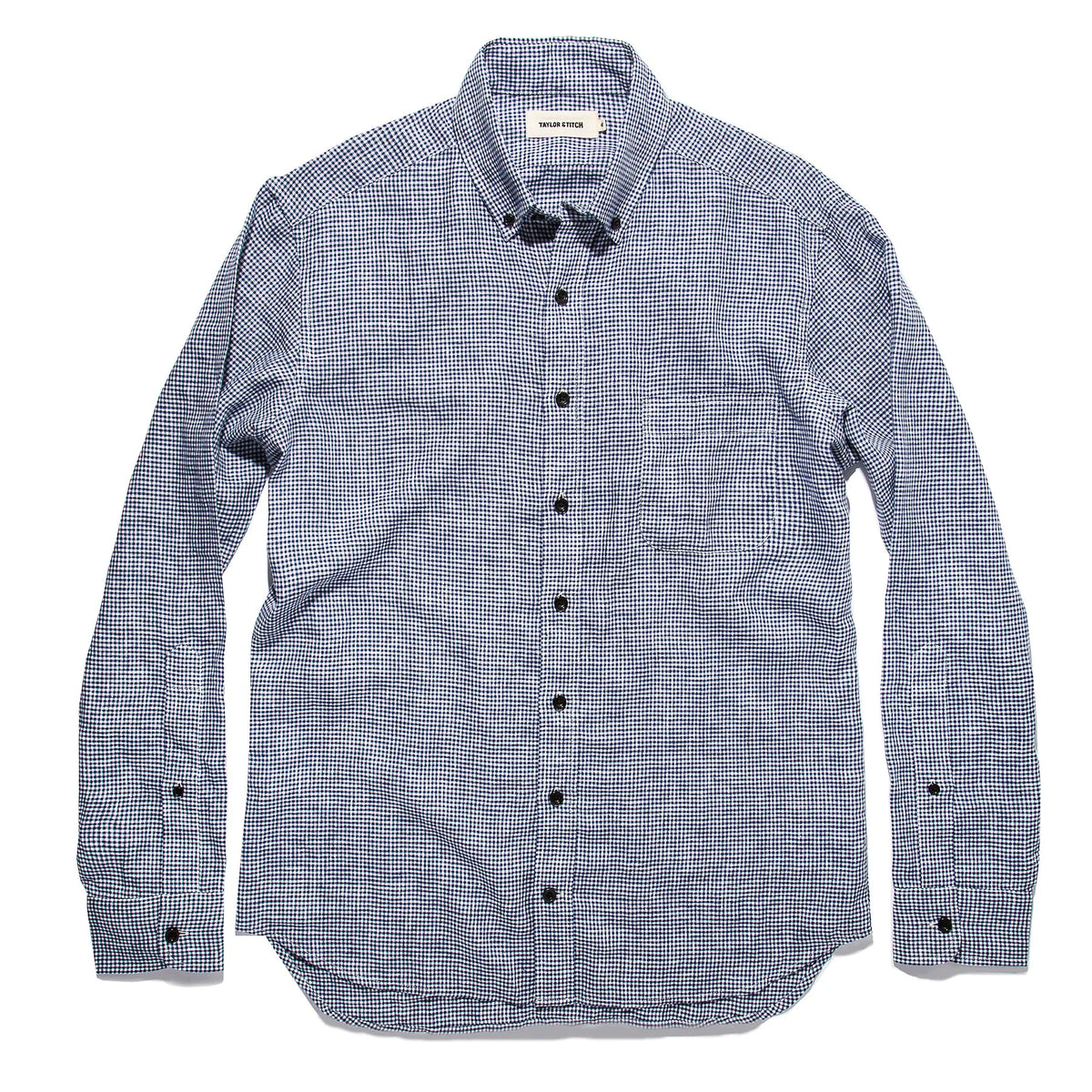 The Jack in Navy Mini Gingham Linen