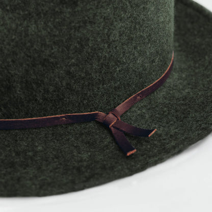 The Luke Fedora in Olive