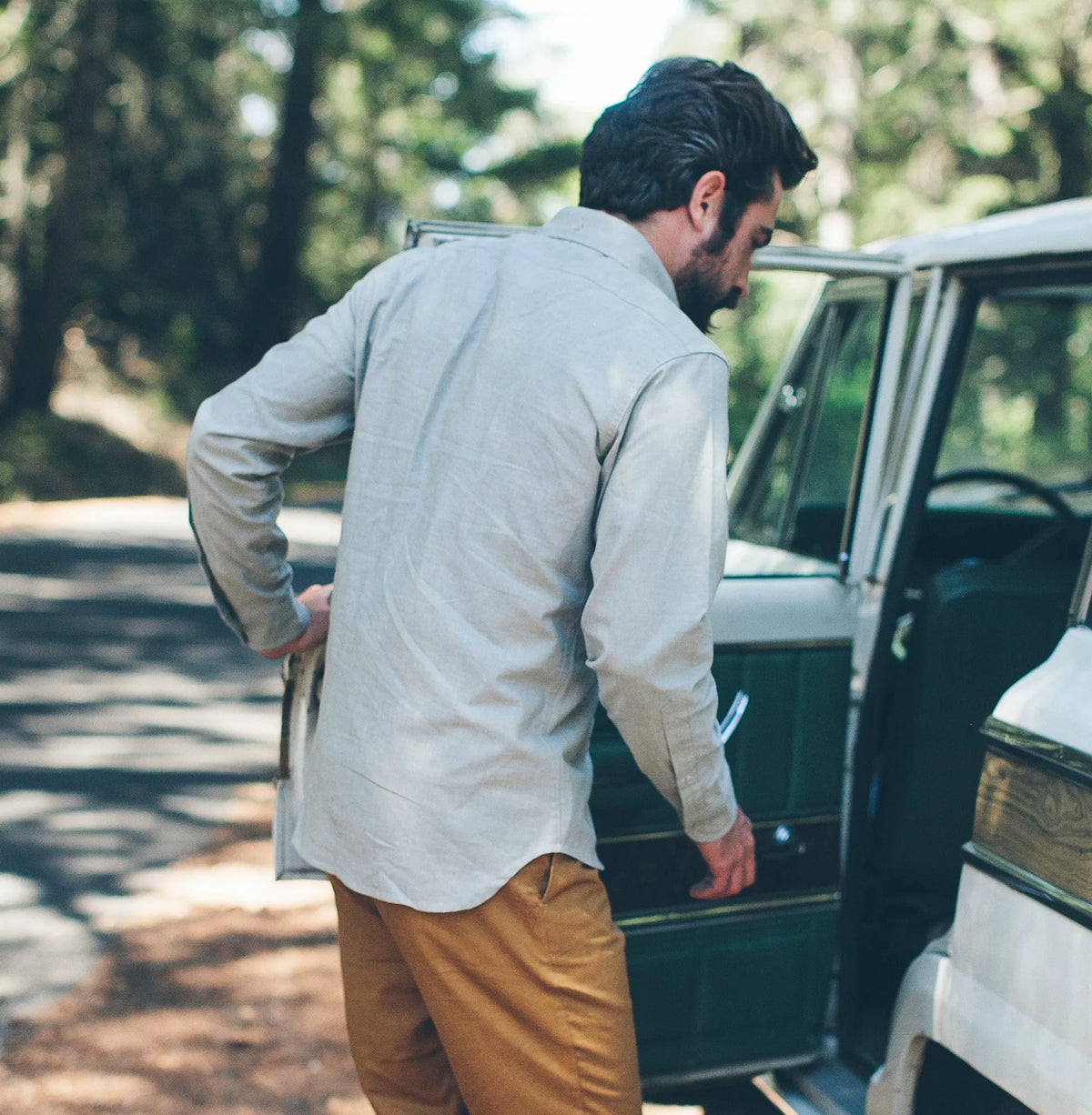 Steel Chambray Shotgun Shirt