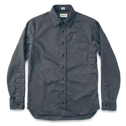 The Mechanic in Washed Charcoal Herringbone
