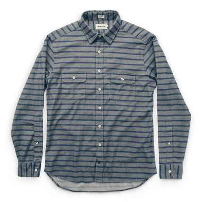The California in Ash & Navy Stripe