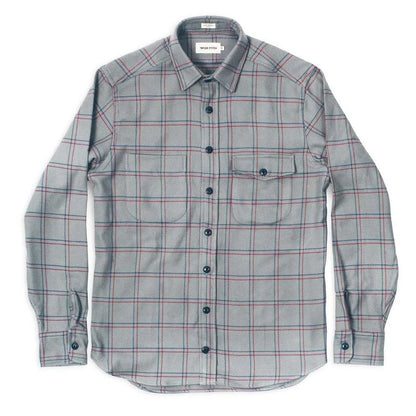 The Crater Shirt in Ash Plaid