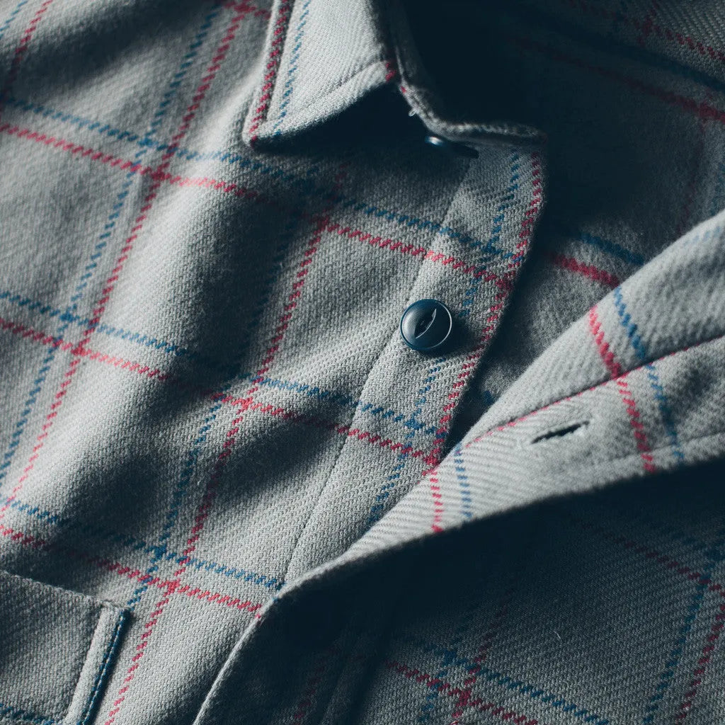 The Crater Shirt in Ash Plaid