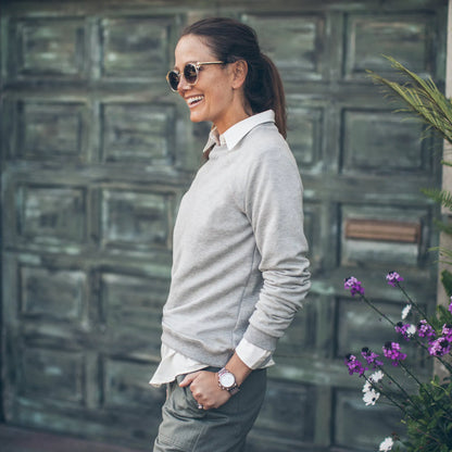 The Weekend Sweatshirt in Heather Grey