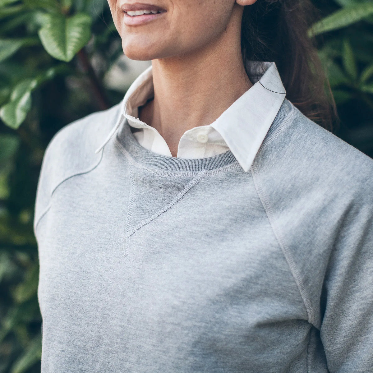 The Weekend Sweatshirt in Heather Grey